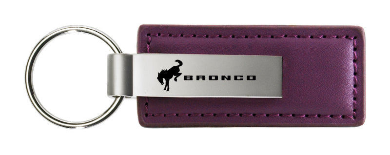 Ford Bronco 2020 Leather Key Fob - Purple