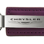 Chrysler Leather Key Fob - Purple