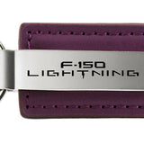 Ford F-150 Lightning Leather Key Fob - Purple