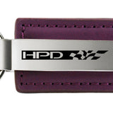 Honda HPD Leather Key Fob - Purple