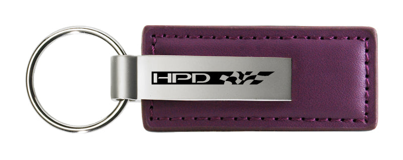 Honda HPD Leather Key Fob - Purple