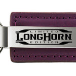 Ram Longhorn Limited Edition Leather Key Fob - Purple