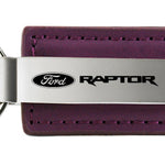 Ford Raptor Leather Key Fob - Purple