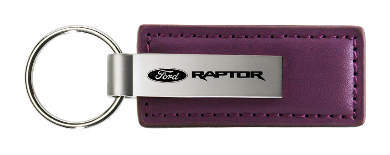 Ford Raptor Leather Key Fob - Purple