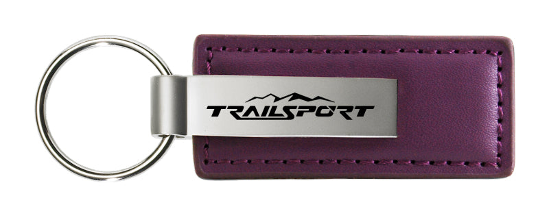 Honda TrailSport Leather Key Fob - Purple