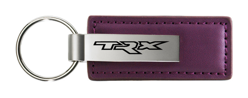 Ram TRX Leather Key Fob - Purple