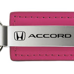 Honda Accord Leather Key Fob - Pink