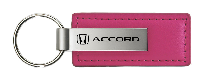 Honda Accord Leather Key Fob - Pink