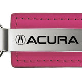 Acura Leather Key Fob - Pink