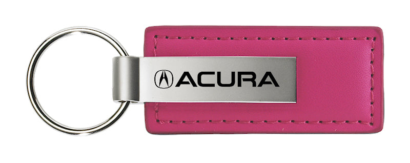 Acura Leather Key Fob - Pink