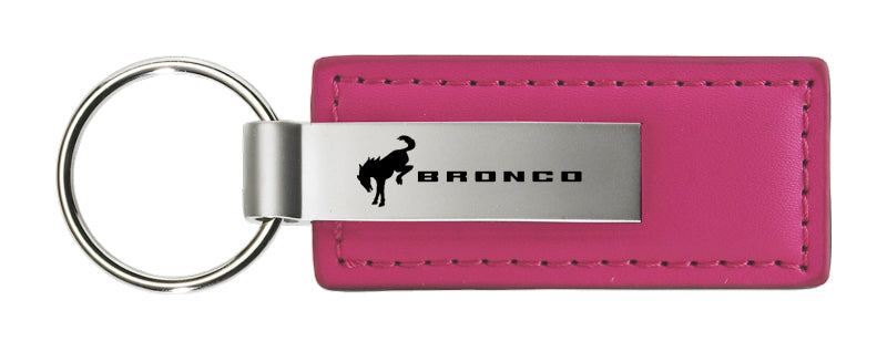 Ford Bronco 2020 Leather Key Fob - Pink