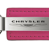 Chrysler Leather Key Fob - Pink