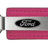 Ford Leather Key Fob - Pink