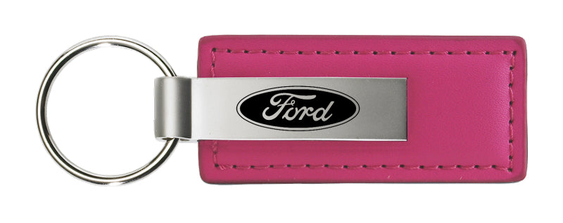 Ford Leather Key Fob - Pink