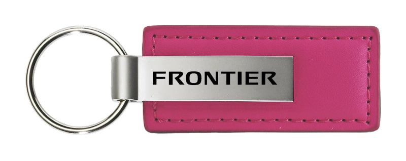 Nissan Frontier Leather Key Fob - Pink