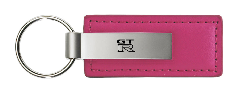 Nissan GTR Leather Key Fob - Pink