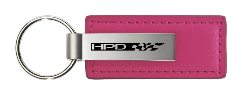 Honda HPD Leather Key Fob - Pink