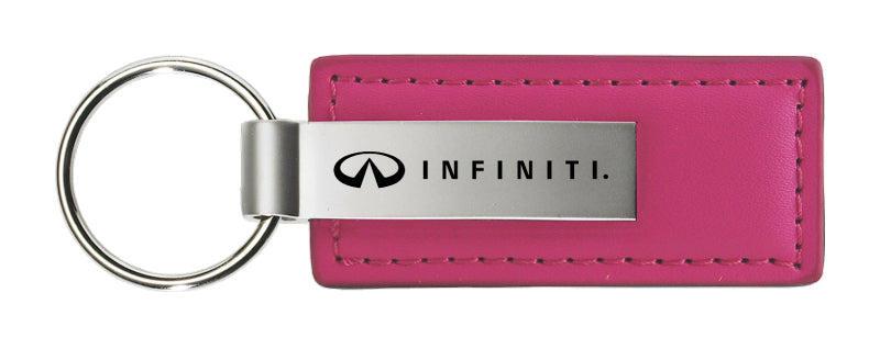 Infiniti Leather Key Fob - Pink