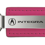 Acura Integra Leather Key Fob - Pink