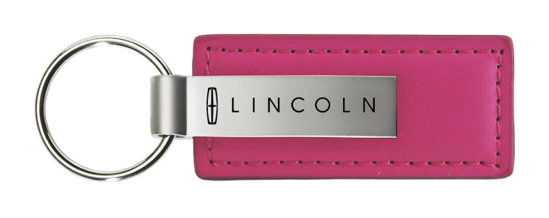 Lincoln Leather Key Fob - Pink