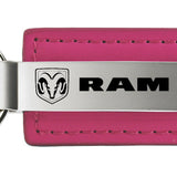 Ram Leather Key Fob - Pink