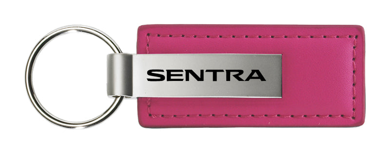 Nissan Sentra Leather Key Fob - Pink