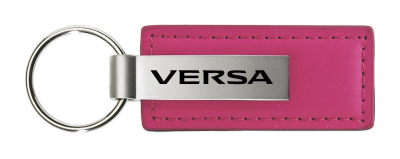 Nissan Versa Leather Key Fob - Pink