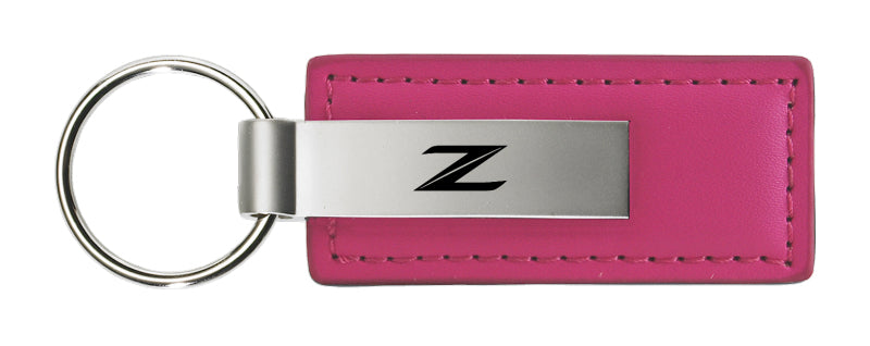 Nissan Z (New) Leather Key Fob - Pink