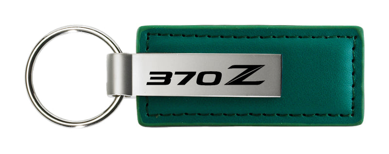 Nissan 370Z Leather Key Fob - Green