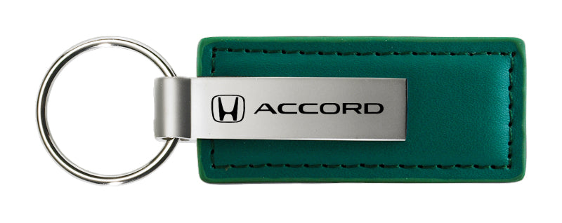 Honda Accord Leather Key Fob - Green