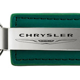 Chrysler Leather Key Fob - Green