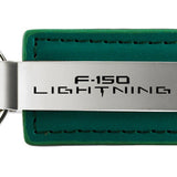 Ford F-150 Lightning Leather Key Fob - Green