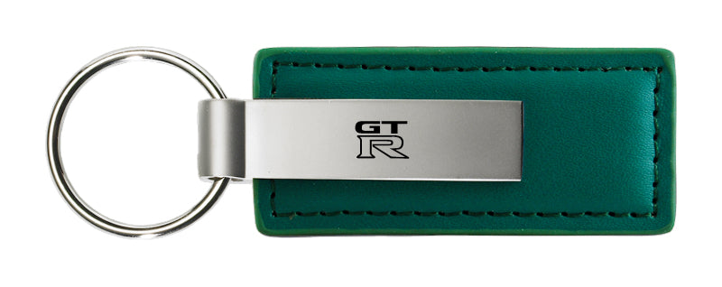 Nissan GTR Leather Key Fob - Green