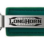 Ram Longhorn Limited Edition Leather Key Fob - Green