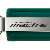 Ford Mach-E Leather Key Fob - Green