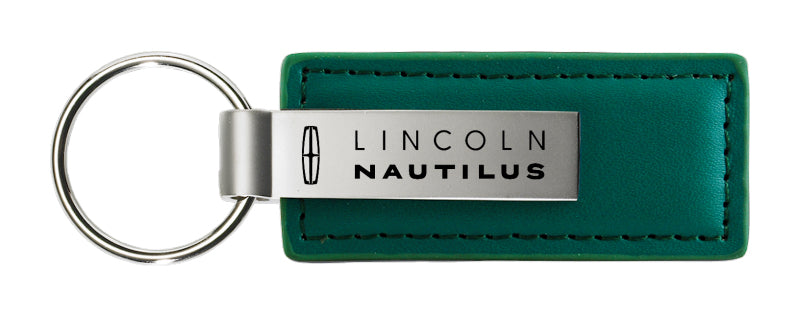 Lincoln Nautilus Leather Key Fob - Green