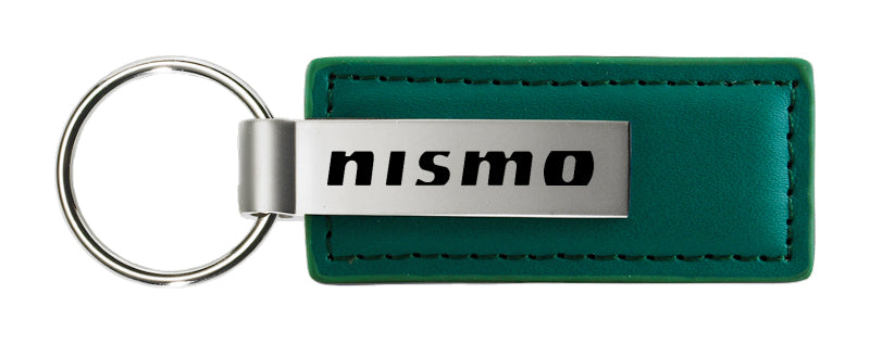 Nissan Nismo Leather Key Fob - Green