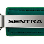 Nissan Sentra Leather Key Fob - Green