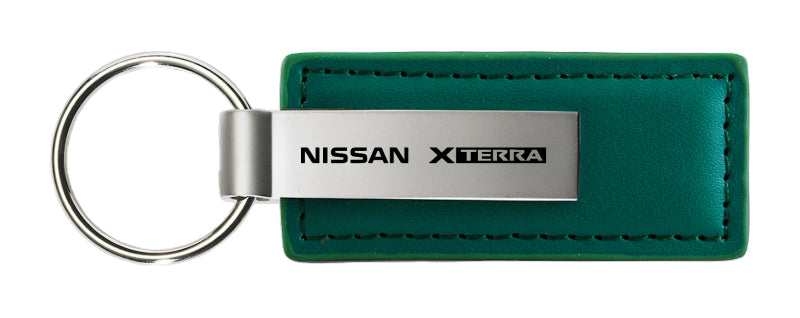 Nissan Xterra Leather Key Fob - Green