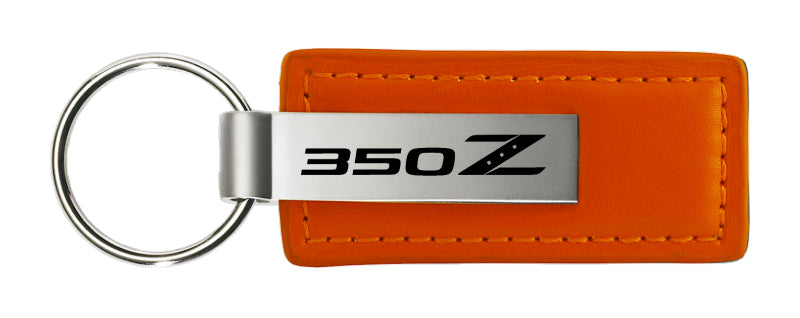 Nissan 350Z Leather Key Fob - Orange