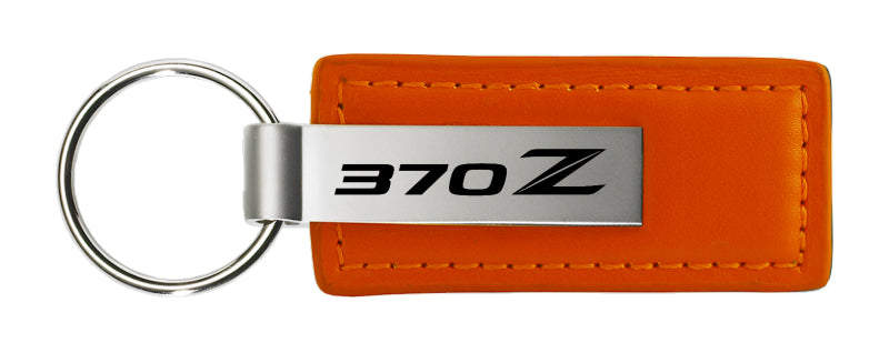 Nissan 370Z Leather Key Fob - Orange