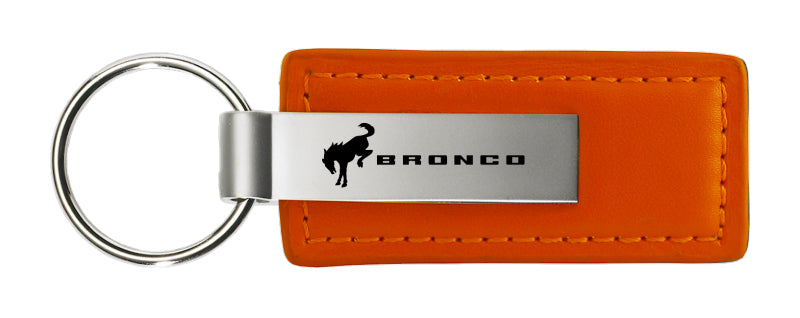 Ford Bronco 2020 Leather Key Fob - Orange