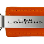 Ford F-150 Lightning Leather Key Fob - Orange