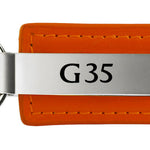 Infiniti G35 Leather Key Fob - Orange