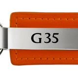 Infiniti G35 Leather Key Fob - Orange