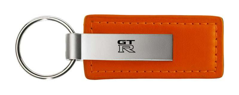 Nissan GTR Leather Key Fob - Orange