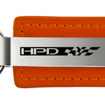 Honda HPD Leather Key Fob - Orange