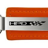 Honda HPD Leather Key Fob - Orange