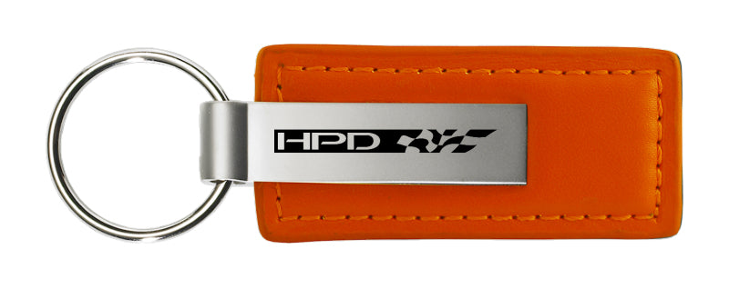 Honda HPD Leather Key Fob - Orange