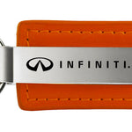 Infiniti Leather Key Fob - Orange